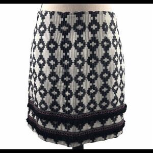 Merona Aztec Print Mini Skirt Size 8